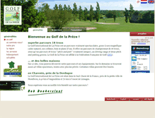 Tablet Screenshot of golfdelapreze.com